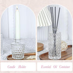 Clear Glass Bud Vases Set of 12, Mini Flower Vase for Centerpieces, Small Vases in Bulk for Wedding Decorations, Vintage Vase for Baby Shower, Party, Recepetion, Home Table Décor