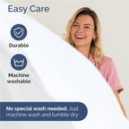 Full Size 4 Piece Sheet Set - Comfy Breathable & Cooling Bed Sheets Set - Hotel Luxury Bedding for Women, Men, Kids, Teens, Boys & Girls - Deep Pockets, Ultra-Soft and Wrinkle Free - Oeko-Tex - White