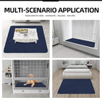 Easy-Going Sectional Couch Covers for Dogs L Shape Sofa Cover Reversible Sofa Slipcover Chaise Lounge Cover Furniture Protector Cover for Pets Dog Cat (42 x 68 inches, Navy/Navy)