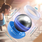 Cryosphere Cold Massage Roller Ball - 2.8 Inches Cryosphere Cold Roller for 6 Hour Cold Massage, Detachable Rolling Ball, Ice Roller Cryoball for Deep Tissue Massage, White and Blue