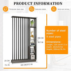 Wall Room Divider,Freestanding Room Divider with Shelves,Wood Room Divider Screen with Storage Cabinet, Wall Divider for Room Separation, for Home Office Decorative C 47.2×9.4×78.7in