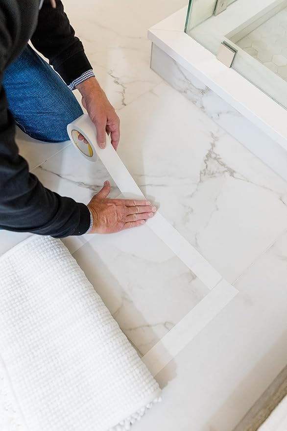 Rug Tape – Anti-Slip Double-Sided Carpet Tape, 1.9” x 100ft Roll – Heavy Duty Adhesive for Rugs on Hardwood, Tile & Vinyl – Clean Removal, Indoor & Outdoor Use