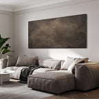 SIGNWIN 36"x72" Extra Large Framed Wall Art Neutral Cloudy Abstract Illustration, Soft Atmospheric Design for Home Living Room Bedroom Decor (Frame Assembly Required)