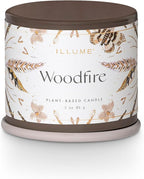 ILLUME Demi Vanity Tin Candle, Woodfire