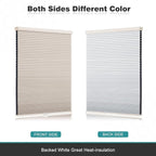 Changshade Custom Cordless Cellular Shades, Blackout Honeycomb Shades for Windows, Pull Down Pleated Blinds, Easy to Install for Indoor Windows and French Doors,Beige