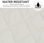 Easy-Going Sectional Couch Covers for Dogs L Shape Sofa Cover Reversible Sofa Slipcover Chaise Lounge Cover Furniture Protector Cover for Pets Dog Cat (42 x 68 inches, Ivory/Ivory)