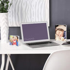 TWING 2 Pack 4x4 Acrylic Picture Frame, Horizontal Magnet Double Sided 4x4 Picture Frame Set with Microfiber Cloth, 10 + 10MM Thickness Clear Desktop Acrylic Photo Frame Display Gifts Ideal, Ideal