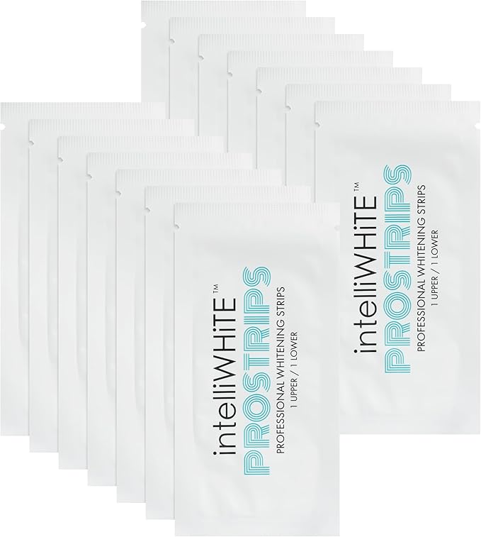Prostrips - 12 Shades Whiter Teeth - 56 Enamel Safe REMINERALIZING Gentle Strips – 97% Had No Sensitivity - Bonus Size