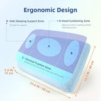 inight Cooling Pillow, Cooling Gel Memory Foam Pillows, Cooling Pillow for Hot Sleepers, Back Sleepers & Side Sleepers Pillow, Bed Pillows for Sleeping, Oeko-TEX & CertiPUR-US, Standard Size