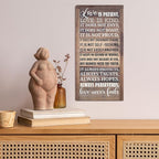 Love is Patient Love is Kind Wall Art, 1 Corinthians 13 Walls Arts, God Wall Decor, Bible Quotes Walls Decor, Christian Gift