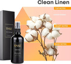 SNSE Clean Linen Spray for Home and Auto | 3.38 oz | Scent Spray for Home, Textiles, Linens, Auto