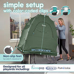 Hiccapop Daydreamer Blackout Tent for Pack and Play, Patented Portable Crib Tent, Blackout Canopy Crib Cover, Sleep Pod for Kids