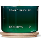 Skandinavisk NORDLYS 'Northern Lights' Scented Candle. Fragrance Notes: Arctic Intensity and Celestial Colour, a Singular Symphony for Senses. 3.17 oz.