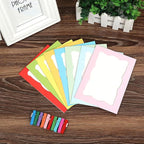 Hanging Photo Display Photo Holder String with Clips Photo Frame Set Perfect Wall Decor for Teen Bedroom Home Cubicle Office Wave *2