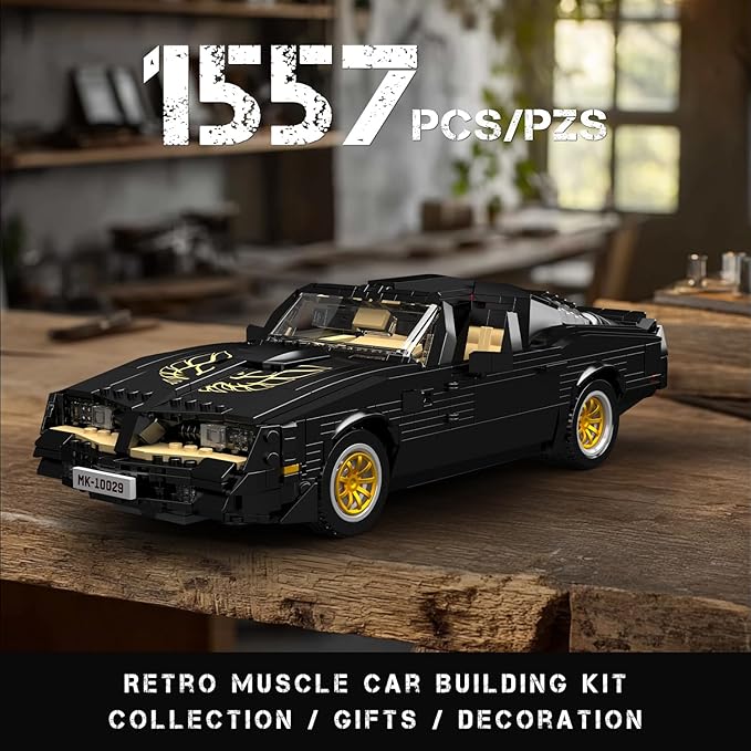 Mould King Classic Supercar Building Set, MOC Sport Car Building Blocks Set, Home Decoration Model Car Kit, Collectible Construction Toys Gift for Teen Adults(1557 PCS)