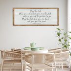 ZZJJHYWGQ Christian Wall Decor Numbers 6:24-26 Bible Verse Catholic Sign 40"×15" for Living Room Religious Scripture Art Christ Jesus Family Large Wooden Framed Home Hanging (Wood)