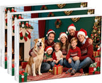Magnetic Acrylic Picture Frame 4x6 (3-Pack) – Clear Lucite Double-Sided Frameless Photo Display 20mm Thick UV Resistant, Floating Design with Strong Magnets for Home, Office, and Gift