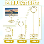 36PCS Table Number Holders 3 Size Place Card Holder Wire Picture Photo Table Sign Stand Name Numbers Menu Memo Note Clips for Centerpieces Wedding Anniversary Reception Birthday Party