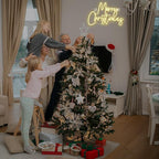 WLHOPE Merry Christmas Neon Sign Dimmable Neon Signs For Wall Decor Led Lights For Christmas Bar Man Cave Club Party Room Shop Window Bedroom Decoration Gifts USB Powered 12.6x16.14in