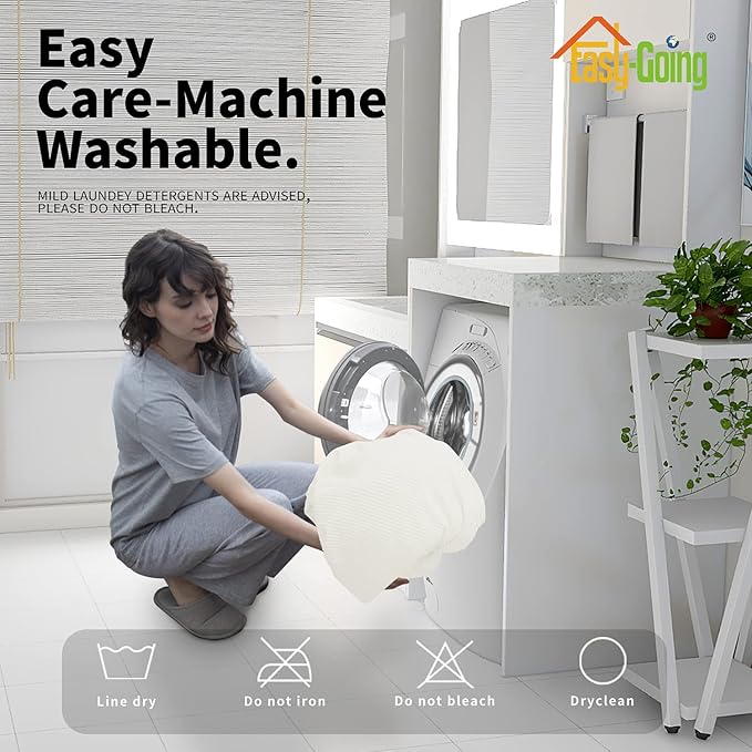 Easy-Going 8 Pieces Recliner Sofa Stretch Sofa Slipcover Sofa Cover Furniture Protector Couch Soft with Elastic Bottom Kids, Spandex Jacquard Fabric Small Checks Cream