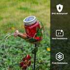 Solar Watering Can Light, Yard Outdoor Decor Lights, IP65 Waterproof, Hanging Hummingbird Garden Light, Outside Garden Flower Bed Decor, Women Gift, Birthday Gifts