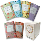 14 Packs Scented Sachets for Drawers and Closets Lavender Rose Jasmine Ocean Vanilla Sandalwood 6 Different Scent Gift Box