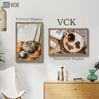 VCK 20x30 Frame 3 Pack - Brown Walnut, Natural Textured Solid Wood Poster Picture Frame, Wall Mounting Hanging