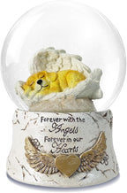 Angel Dog Music Snow Globe, Fall Indoor Decor, Golden Retriever Lost Pet Memorial Gift, Dog Passing Away Gifts, Thanksgiving Gift Ideas, Dog Lover idea.