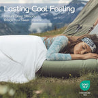 King Cooling Comforter with Tencel™ Fill for Hot Sleepers & Night Sweats - Lightweight, Breathable, Double-Sided Cold Blanket All Season Thin Bedding (White,106"x 90")