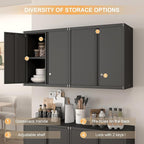 Wall Cabinet Storage,Steel Cabinet with Locking,Metal Storage Cabinet for Home Office,Kitchen
