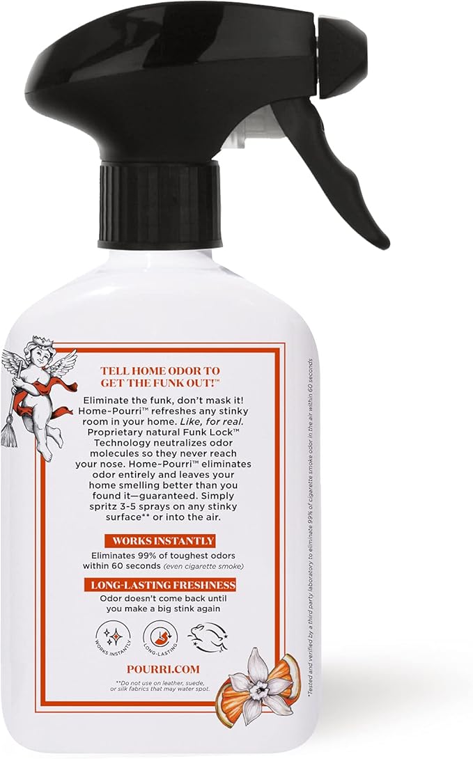 Home-Pourri Air + Fabric Multi-Purpose Odor Freshener Spray, Grapefruit Lychee Vanilla, 11 Fl Oz - Vanilla and Grapfruit Lychee