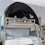 Sherilyn Full Size Bed Canopy Bed Tents Dream Tent on Bed Privacy Space Blackout Sleeping Tents Indoor Breathable Portable Cottage Drafty Room Floor (Large Black)