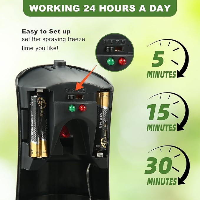 12 Pack Automatic Air Freshener Spray Dispenser,Wall Mounted or Free Standing Auto Freshener Dispenser Aerosol Sprayer for Hotel Office Living Room Bathroom Commercial Place,Black