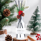 Clesh Reed Diffuser Set, 6.7 oz Cedar Scented Diffuser with Sticks, Home Fragrance Reed Diffuser for Bathroom Shelf Decor