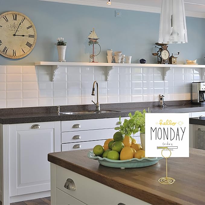 26 PCS Table Number Holder - Card Stand Wire Photo with Floral Cards, Place for Weddings Party Office Paper Memo Menu Note Clips, Gold