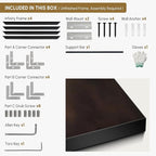 SIGNWIN 24"x46" Extra Large Framed Wall Art Dark Brown Abstract Moody Illustration for Home Living Room Bedroom Decor (Frame Assembly Required)