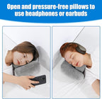 BALAPET Ear Pillow，Ear Piercing Pillow for Side Sleepers with Adjustable Ear Holes， Memory Foam Comfort Side Sleeper Pillow for Ear Pain, Earplugs, and Headphone，Ear Guard Pillow