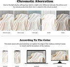 NEWCOSPLAY Faux Fur King Blanket Ivory Bubble Blanket Thick Warm Soft for Couch Sofa Bed 550GSM (Ivory, King(90"x110"))