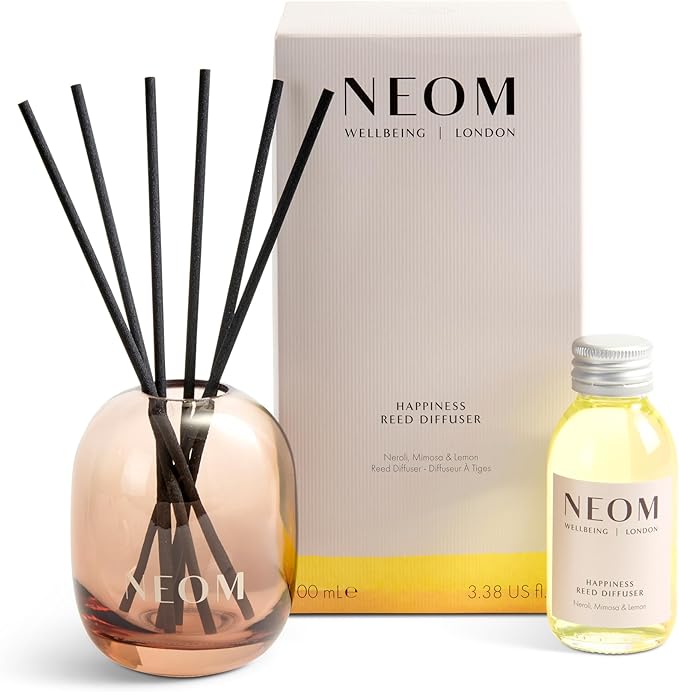 NEOM- Reed Diffuser (Reed Diffuser 100ml, Happiness)