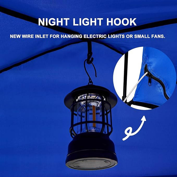 Privacy Blackout Sleep Bed Tent for Adults Kids Portable Bed Canopy Lightweight Breathable Mesh Windows Tents