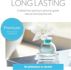 AGRARIA at The Beach PetiteEssence Collection, Handmade Sola Flower Reed Diffuser Set of 3, Luxury Home Fragrance Scented Oil Diffuser Gift Set