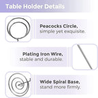 Table Number Holders 20Pcs - 3.35 Inch Place Card Holder Table Number Stands for Wedding Party Graduation Reception Restaurant Home Centerpiece Decorations Office Memo Picture Photo (Silver)