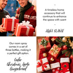 Fragrant Room Spray, Cedar, Apples, Gingerbread, 3 x 3.4 fl oz, Air Fresheners Odor Eliminator for Home, Bathroom, Concentrated Room Spray