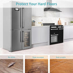 Refrigerator Mat, Clear Anti-Slip PVC Floor Protector, 2mm Thickness Scratch-Resistant Floor Mat