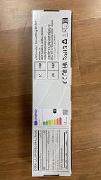 SKYLEO Led Desk Lamp - 33.5" Desk Light - Flexible Gooseneck - 5 Color Modes X 11 Brightness Levels - 1300LM - Timmer & Memory Function - 12W Clip on Light - White