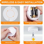 Battery Operated Spotlight Indoor with Remote Warm/Neutral/Cool White 3-Mode Mini Accent Display Light with Dimmer and Timer for Artwork, Picture, Action Figure