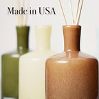 LAFCO New York Reed Diffuser Refill, Amber Black Vanilla - 8.4 oz - Up to 4-Month Fragrance Life - Includes Natural Wood Reeds - Free of Dyes & Propellants - Made in The USA