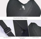 Travel Car Headrest Pillow, 100% Pure Memory Foam Car Pillow for Driving with Adjustable Strap, Breathable Removable Cover & Ergonomic Design - Softness Car Neck Support Pillow(Black, LOVE SHAPE)