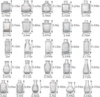 Bud Vases in Bulk 30, Clear Glass Bud Vases for Centerpieces, Small Vase for Flowers, Mini Vintage Flower Vase for Centerpieces, Wedding Table Decor, Home Decor