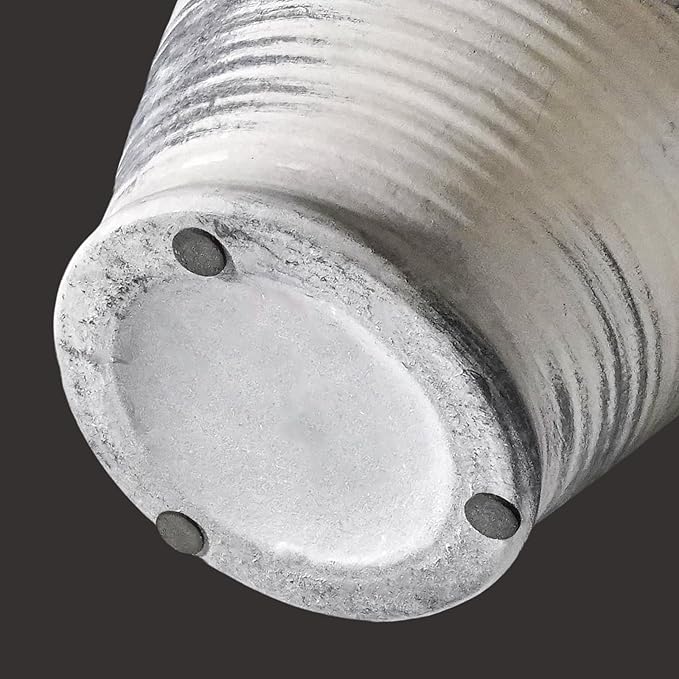 Sunddo Rustic Ceramic Vase for Home Decor, 8 inch Farmhouse Vintage Boho Vase, Farmhouse Decor, Table Living Room Bedroom Fireplace Decor